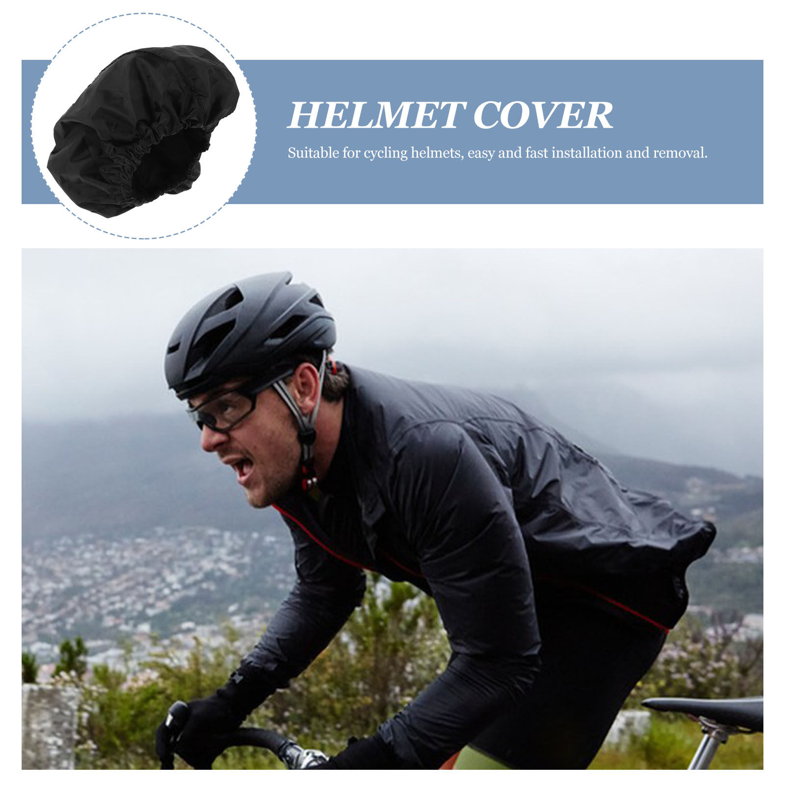 Waterproof Bike Cover Windproo - огляд і ціна Cycling Commute In Rain