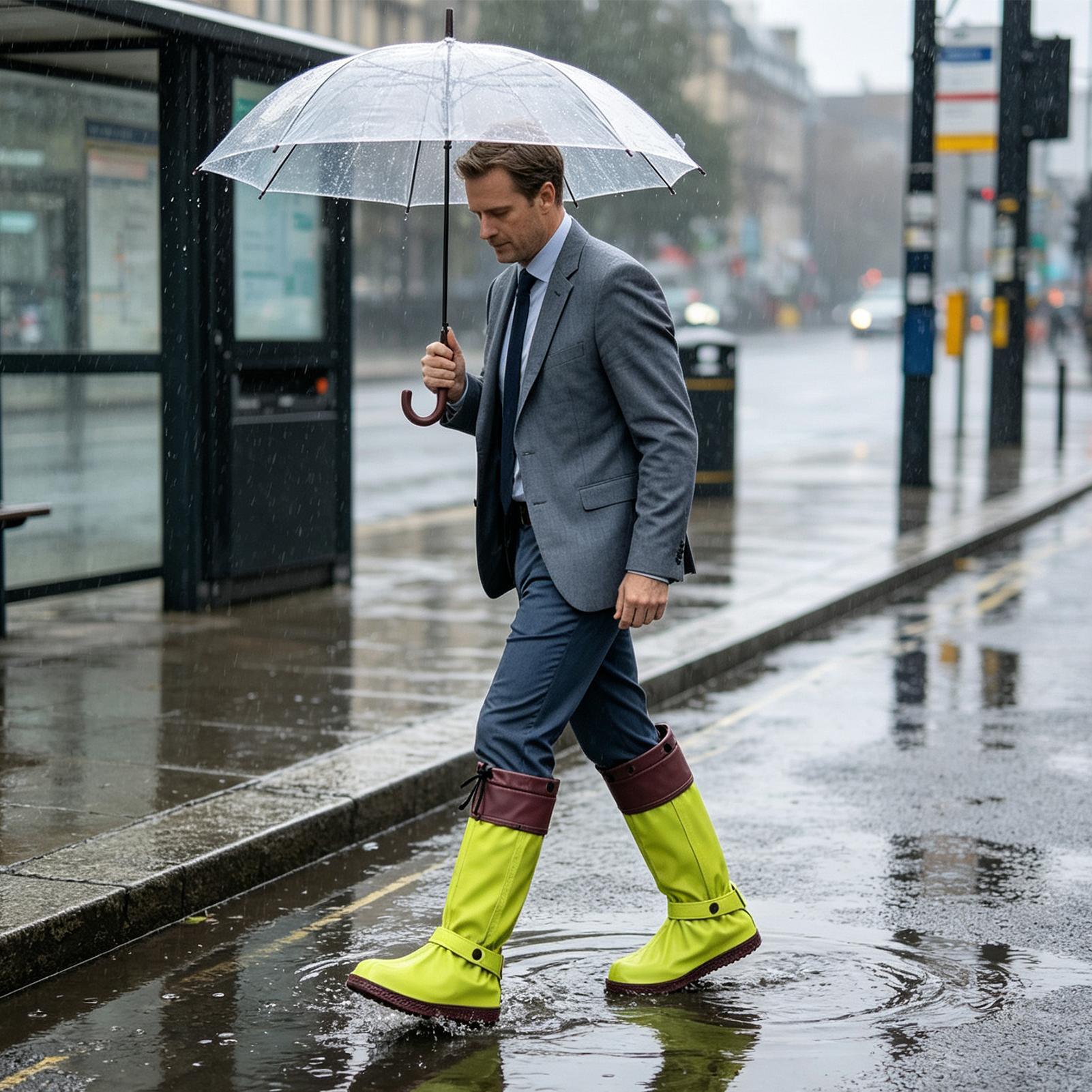 Rain Boot Covers Zipper Reusab - огляд і ціна Cycling Commute Shoes